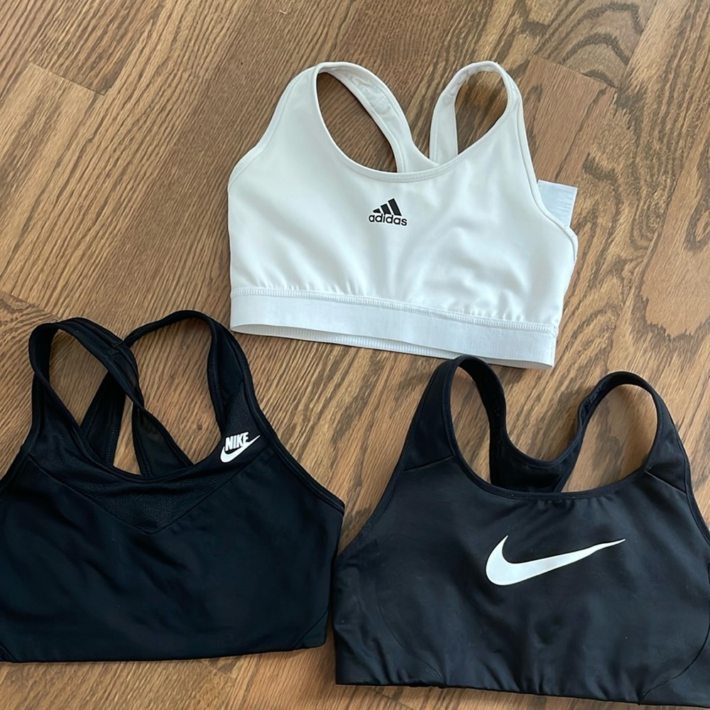 Nike and Adidas Sports Bras